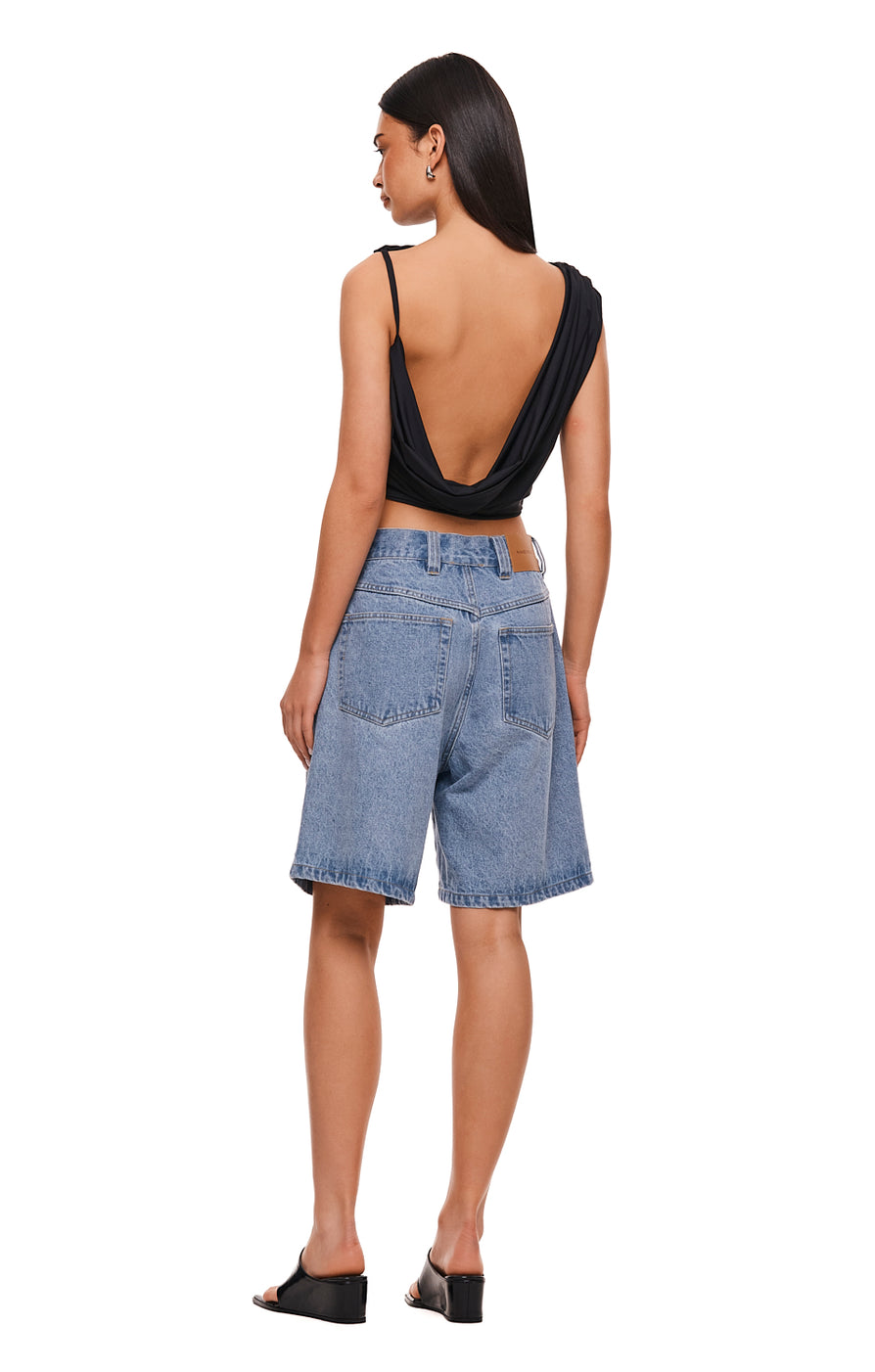 THE RALPH BLUE SHORT | MODEL