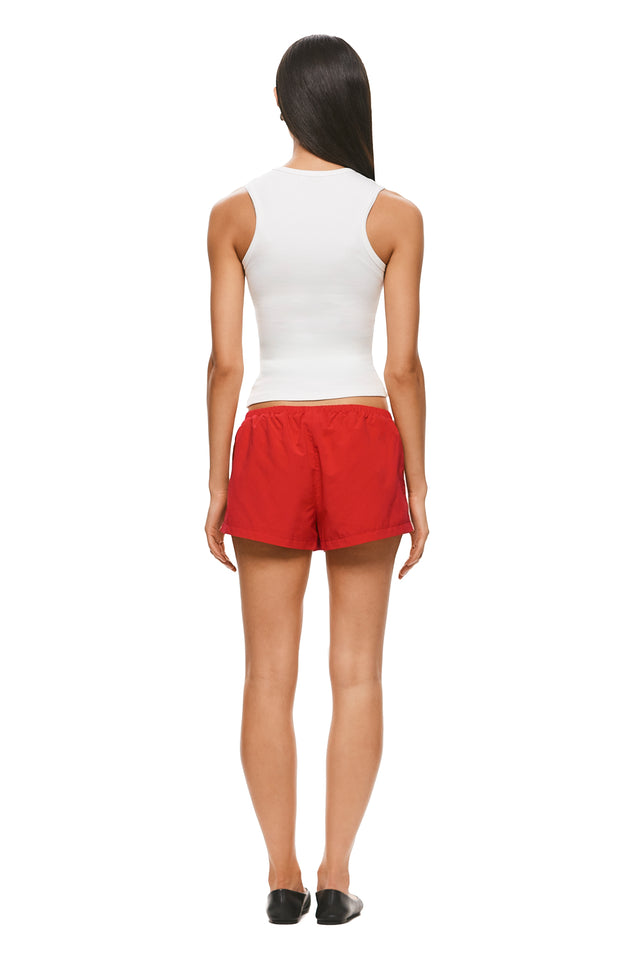THE SPENCER RED SHORT 