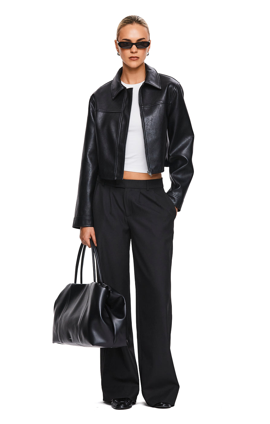 THE RAYNER BLACK PANT | MODEL