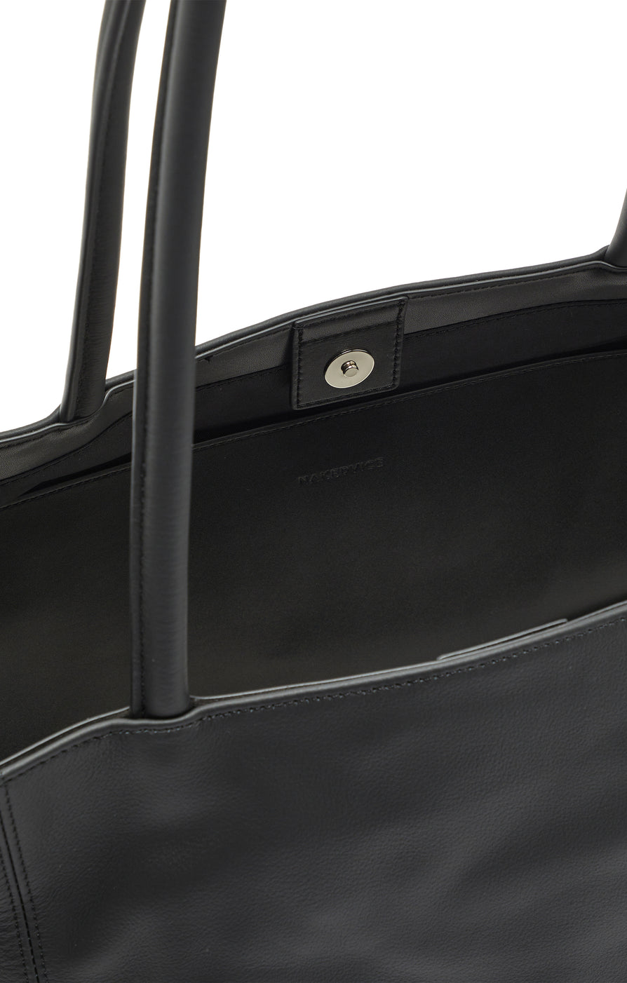 THE TATUM BLACK TOTE | GHOST