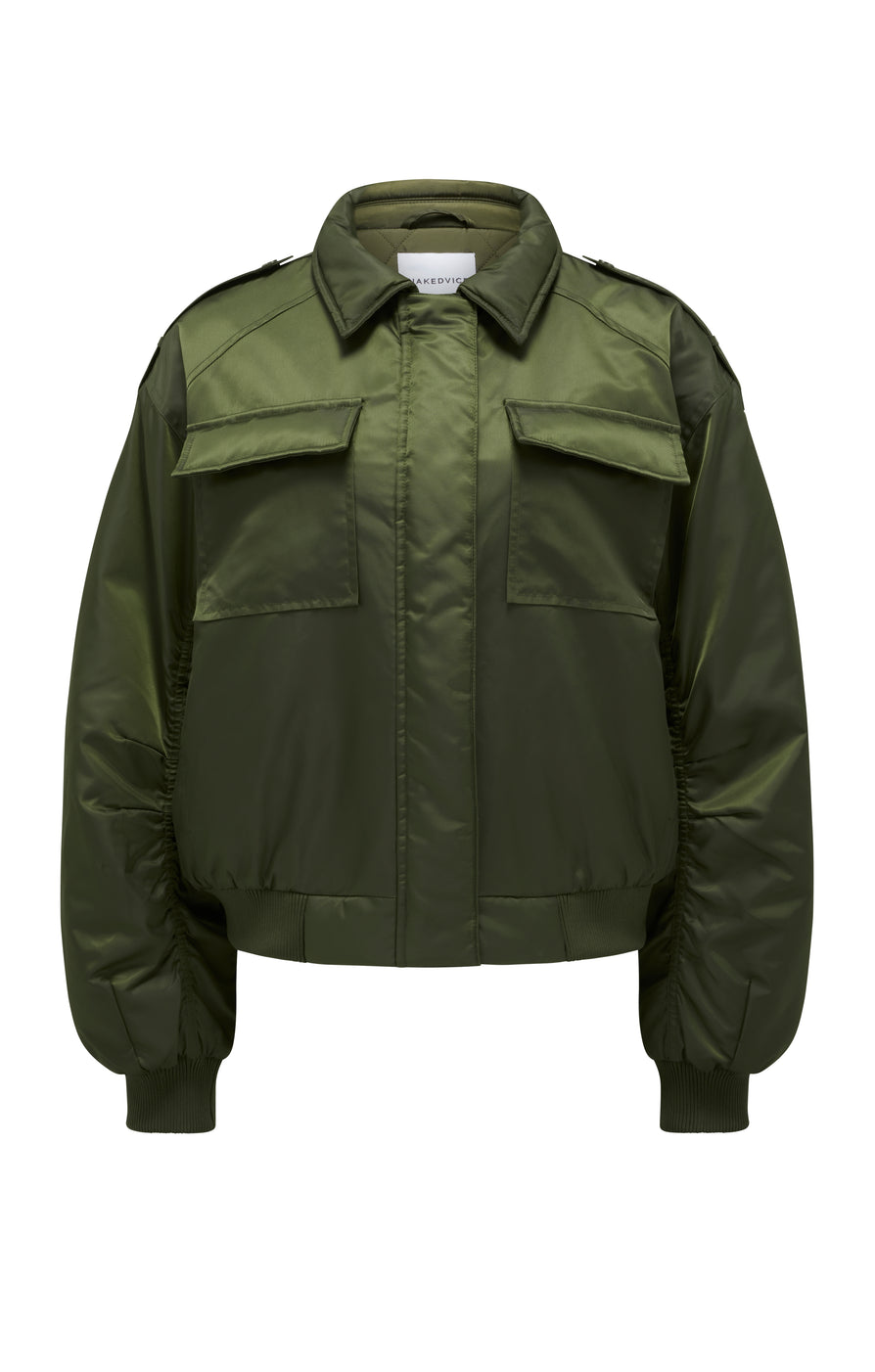 THE TEX KHAKI BOMBER JACKET | GHOST
