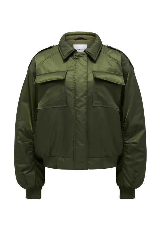 THE TEX KHAKI BOMBER JACKET