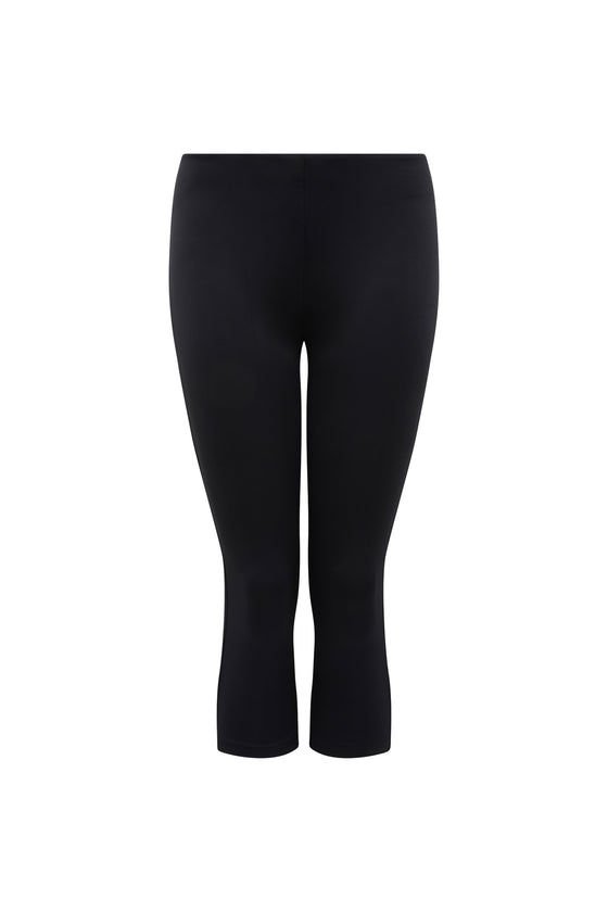 THE THEA BLACK CAPRI