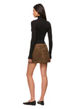 THE BROOKLYN BROWN SKIRT | model