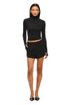 THE ALTO BLACK PINSTRIPE SHORT | MODEL