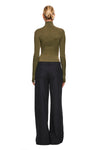THE TULSA KHAKI TURTLENECK | MODEL