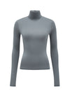 THE TULSA SLATE TURTLENECK TOP | GHOST