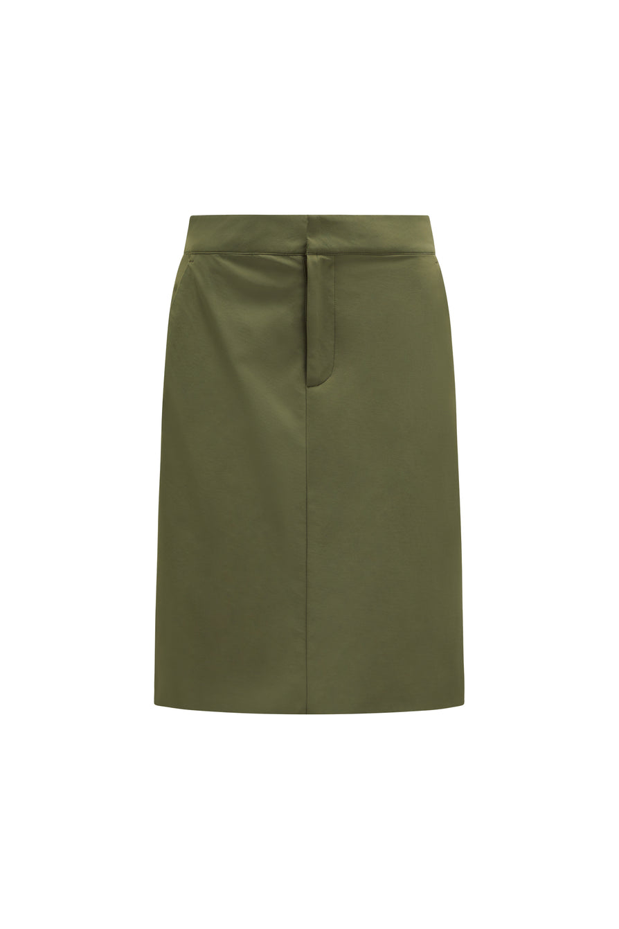 THE VICTORIA MOSS MIDI SKIRT | GHOST