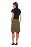 THE VICTORIA MOSS MIDI SKIRT | MODEL 
