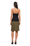 THE VICTORIA MOSS MIDI SKIRT | MODEL