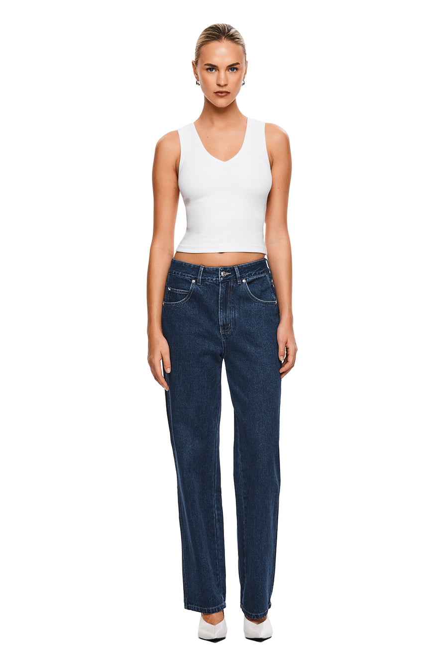 THE XAVIER INDIGO JEAN | model