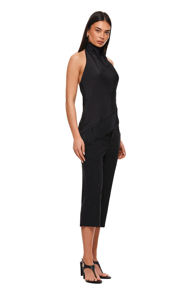 THE ZALI BLACK CAPRI PANT 