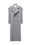 THE TOKYO LIGHT GREY COAT | ghost