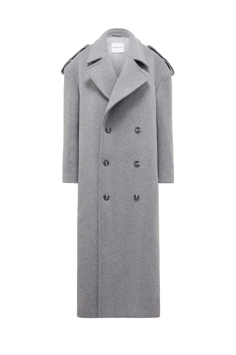 THE TOKYO LIGHT GREY COAT | ghost