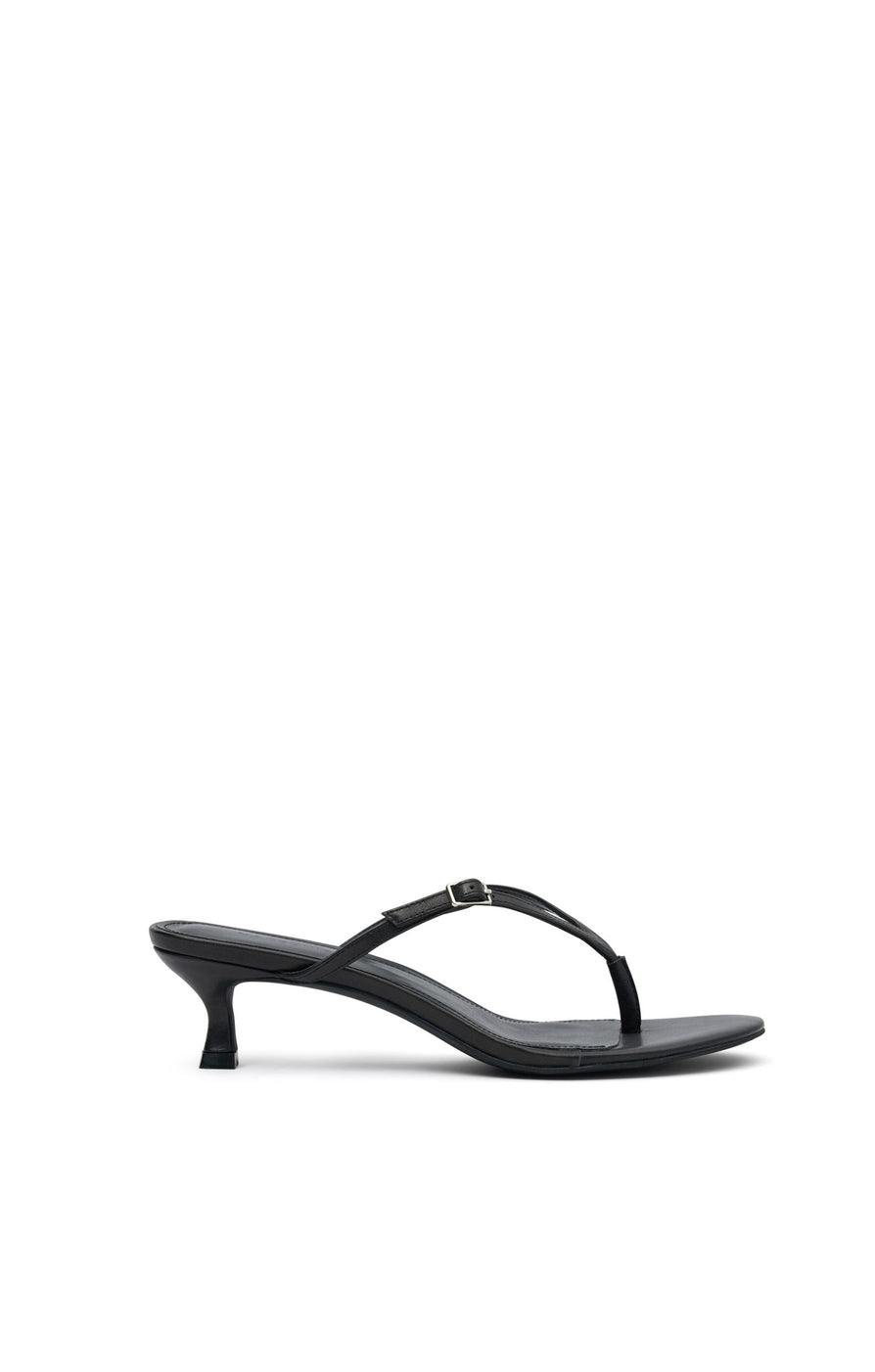 THE TAYLA BLACK HEEL |Ghost