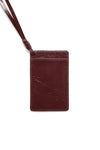 THE VENICE BURGUNDY LUGGAGE TAG