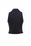 THE WREN VEST PINSTRIPE | ghost