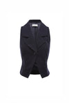 THE WREN VEST PINSTRIPE | ghost
