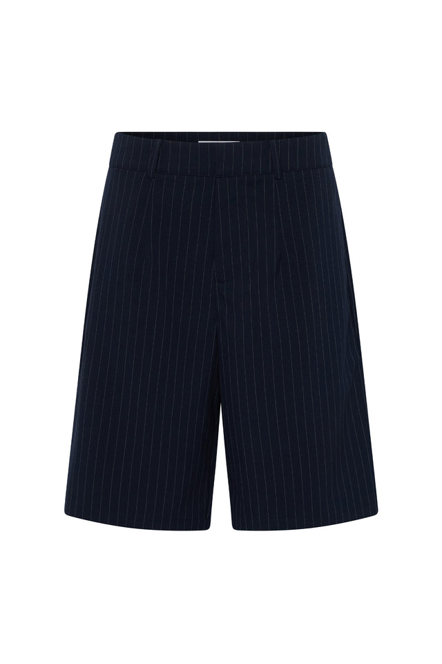 THE XANDER NAVY PINSTRIPE SHORT 