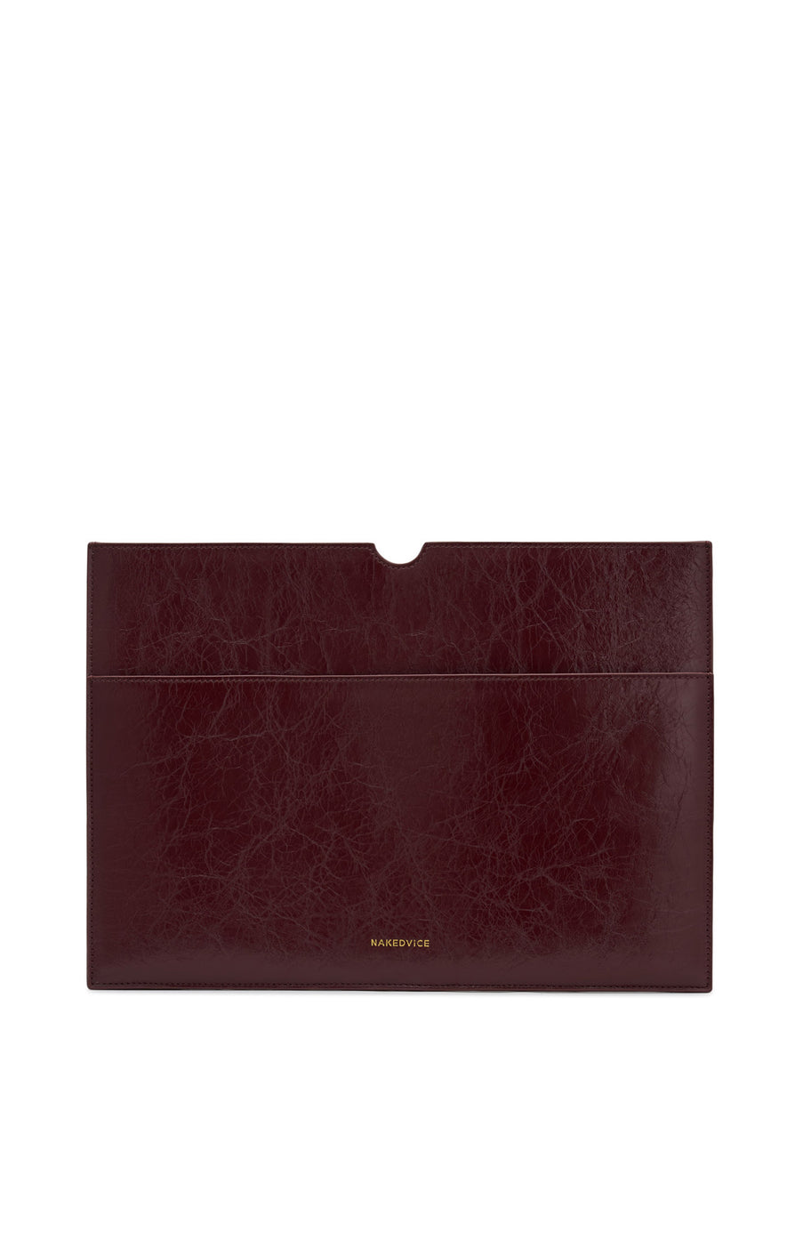 THE BASS BURGUNDY LAPTOP SLEEVE | ghost