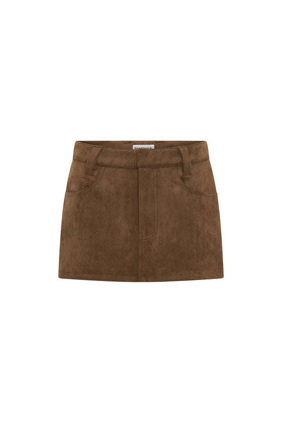 THE BROOKLYN BROWN SKIRT