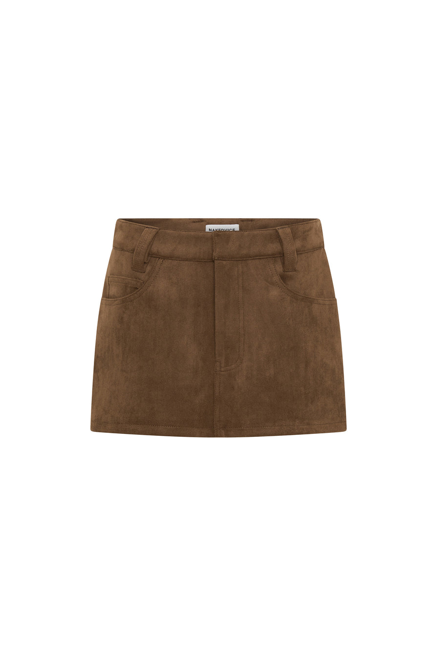THE BROOKLYN BROWN SKIRT | ghost