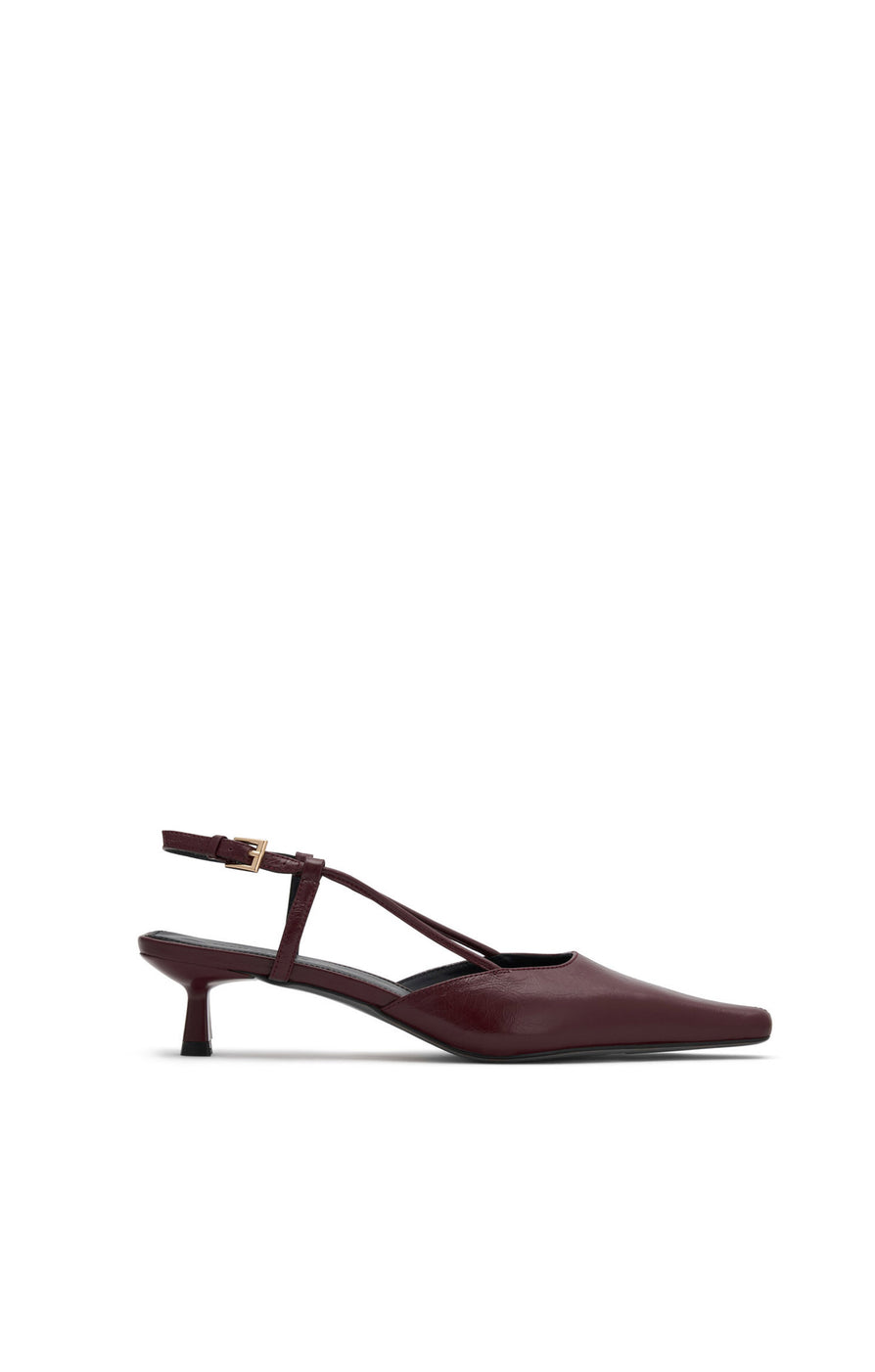 THE DOLLY BURGUNDY HEEL | ghost