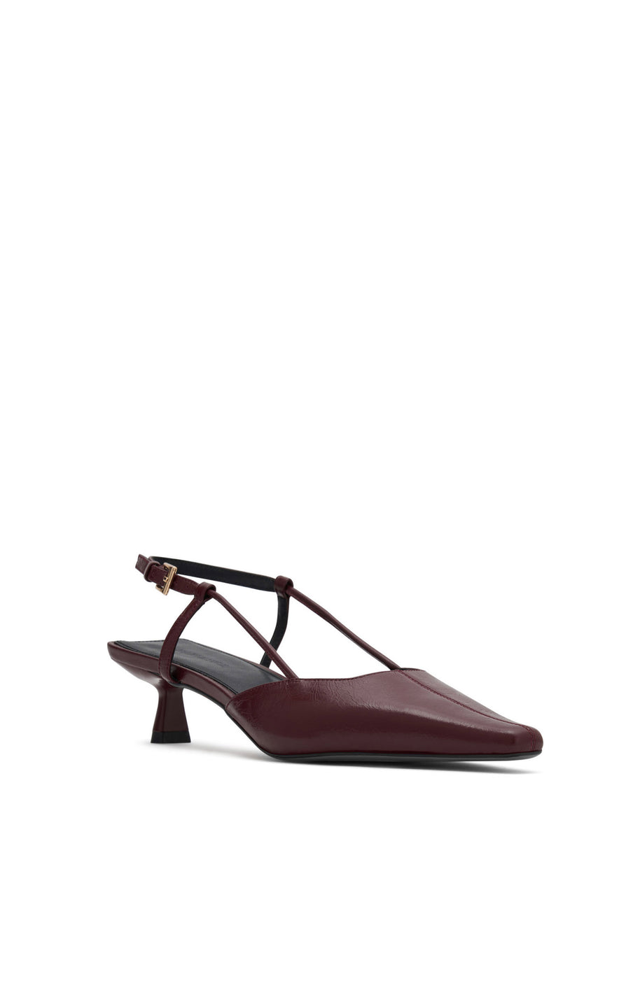 THE DOLLY BURGUNDY HEEL | 