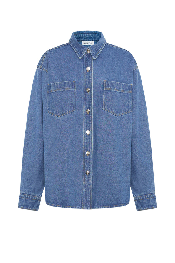 THE HENDRIX MID BLUE SHIRT