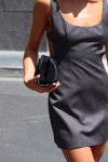 THE KRISTEN GREY PINSTRIPE DRESS | social
