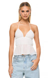 THE ODETTE WHITE TOP | MODEL