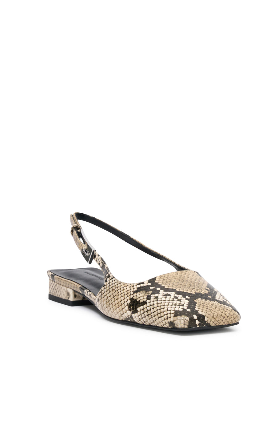 THE PENNY SNAKE PRINT FLAT | ghost