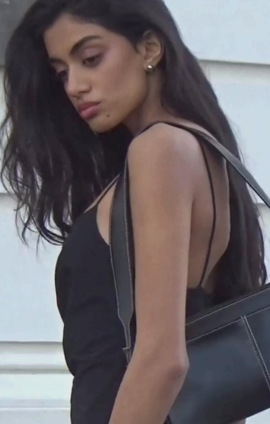 THE CARA BLACK MIDI DRESS | VIDEO