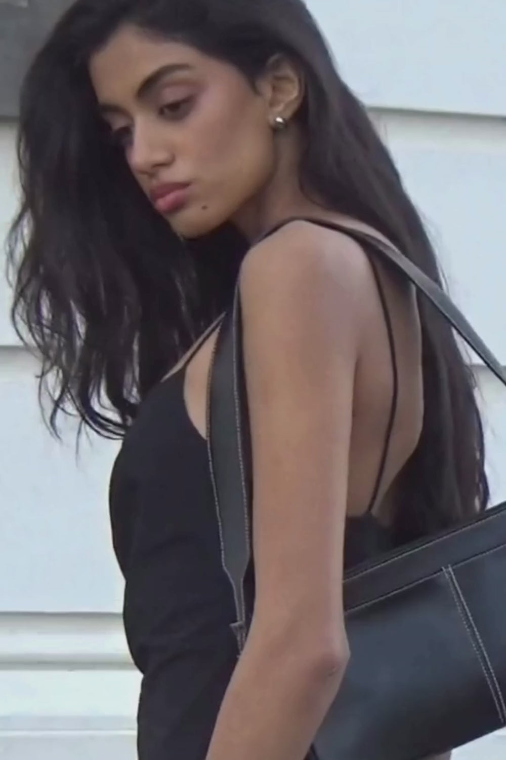 THE CARA BLACK MIDI DRESS | VIDEO
