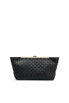 THE ROSETTA BLACK CLUTCH | ghost