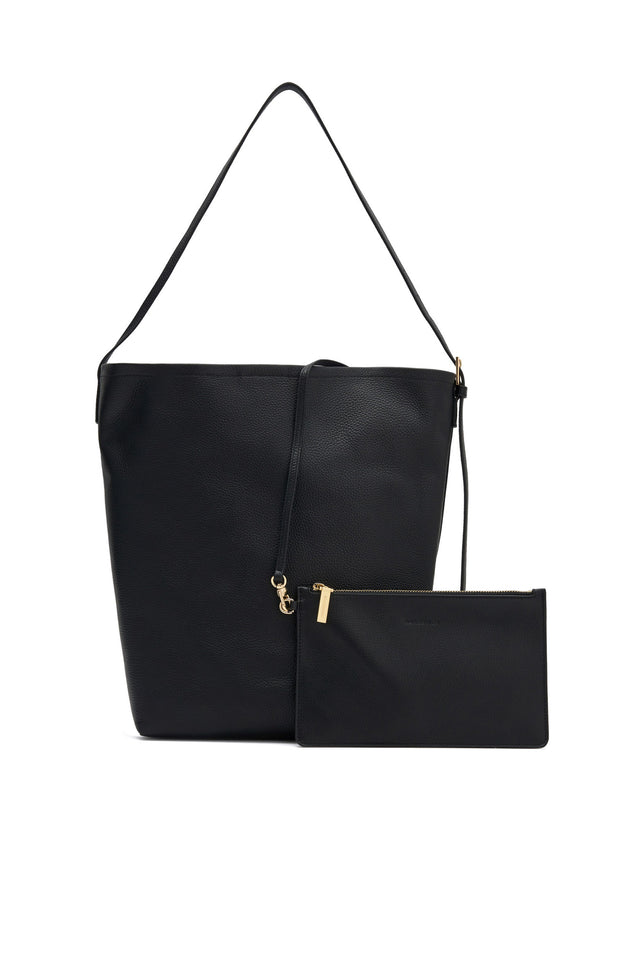 THE SMITH BLACK BUCKET BAG