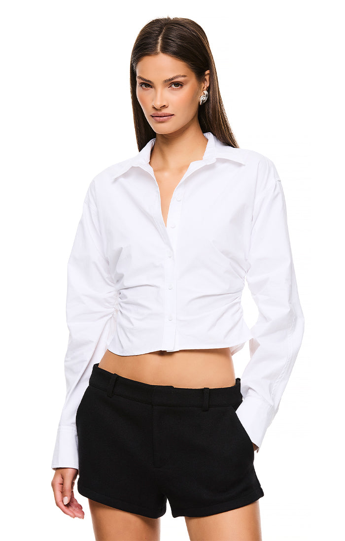 THE SOFIA WHITE SHIRT | MODEL