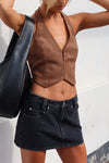 THE STATEN BROWN VEST | social