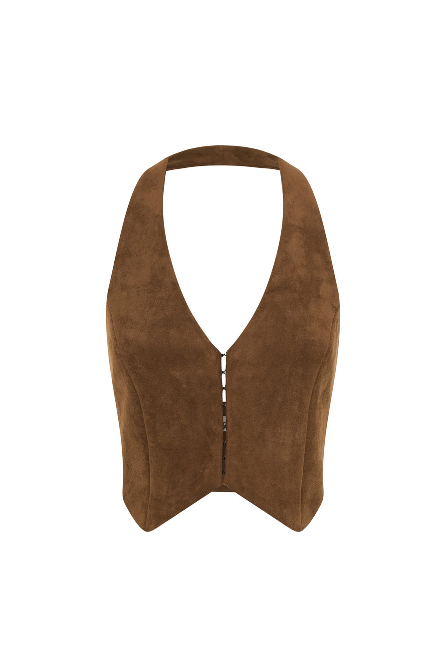 THE STATEN BROWN VEST | ghost