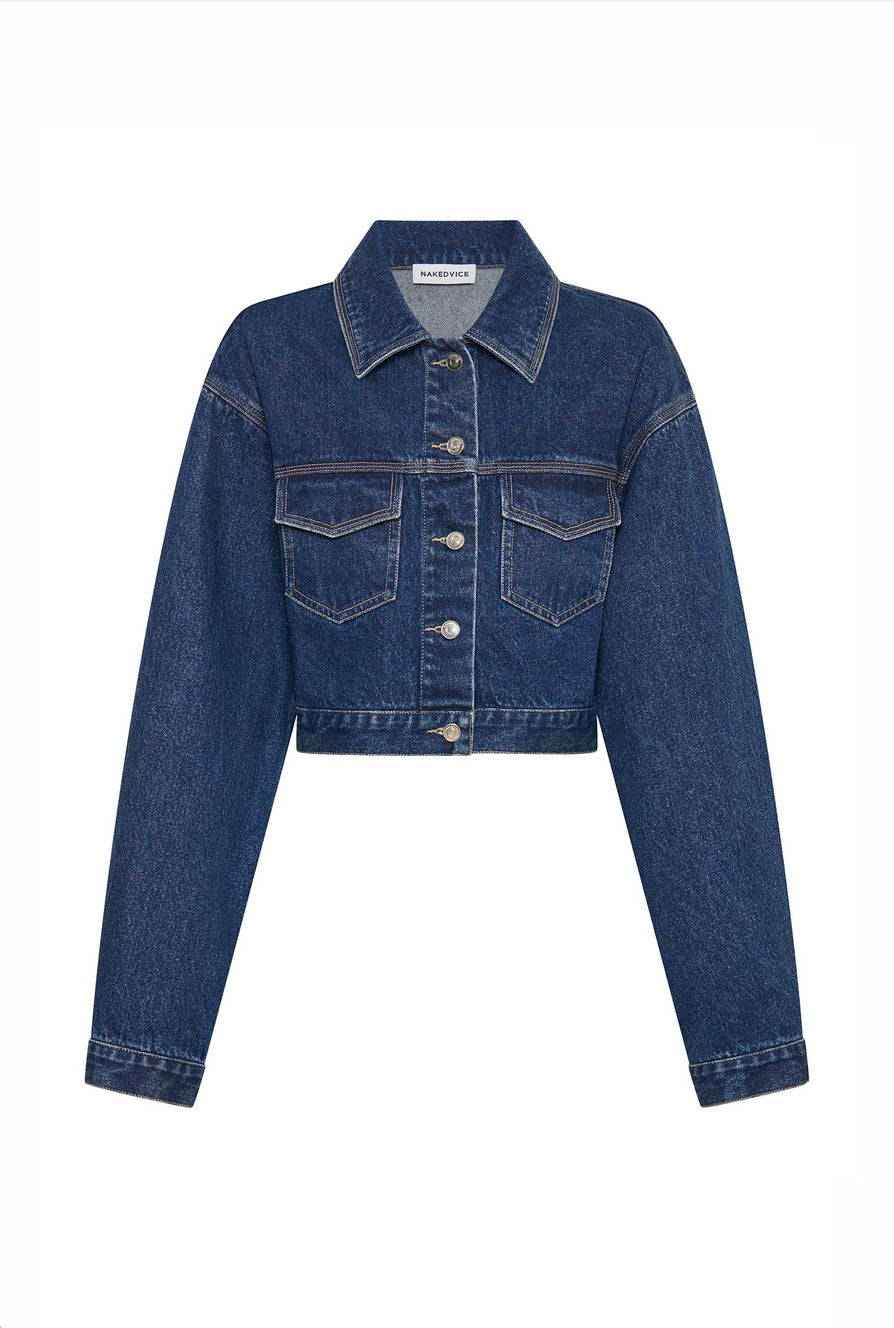 THE XAVIER BLUE DENIM JACKET | ghost