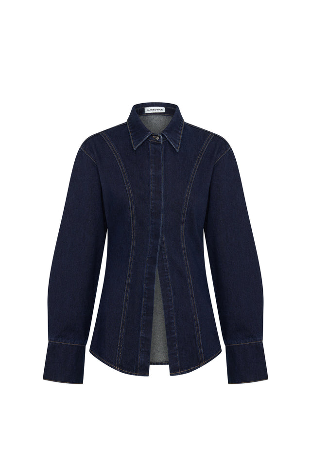 THE WATSON DARK INDIGO SHIRT 