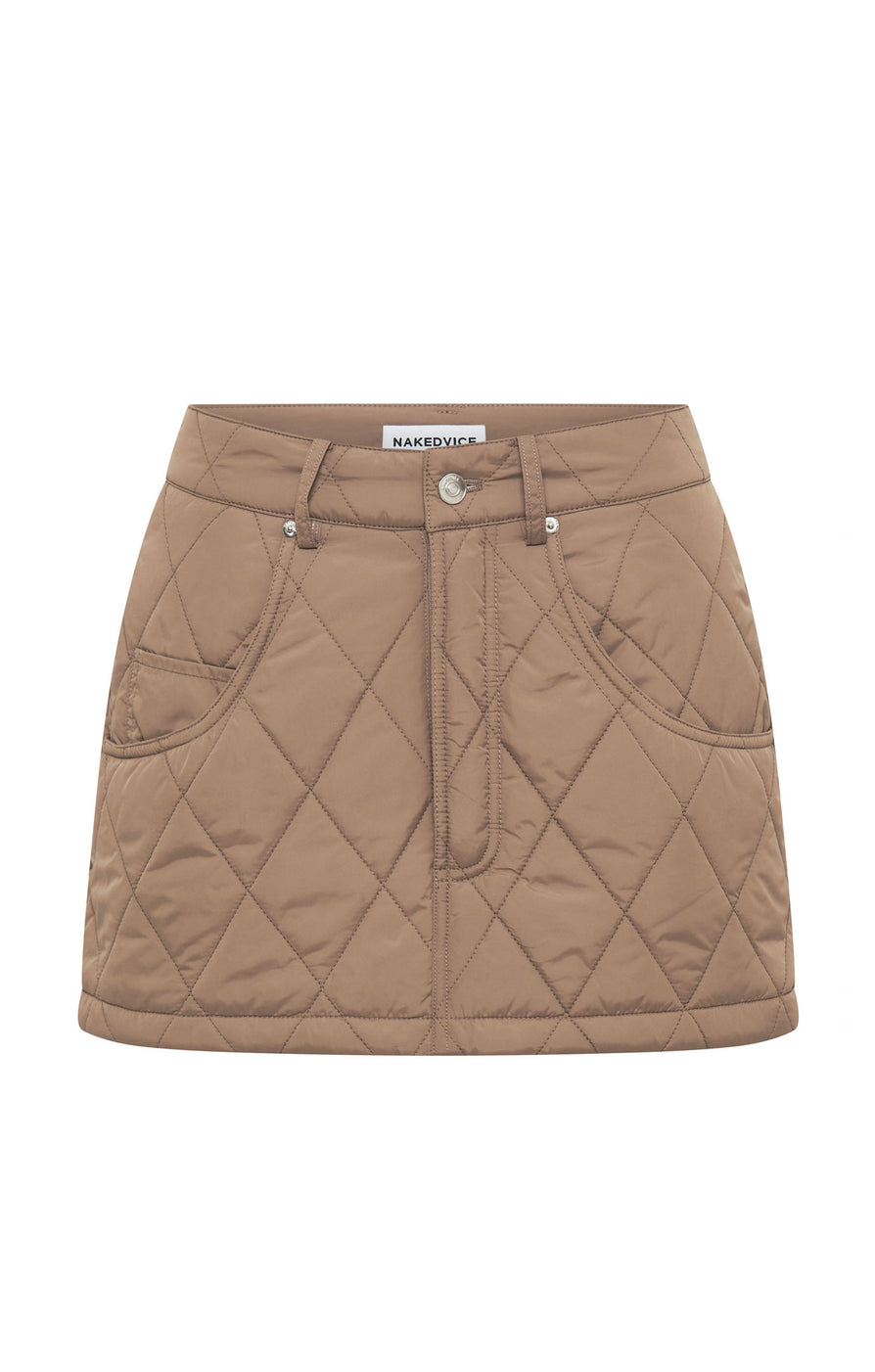THE WELLS TAUPE SKIRT | ghost