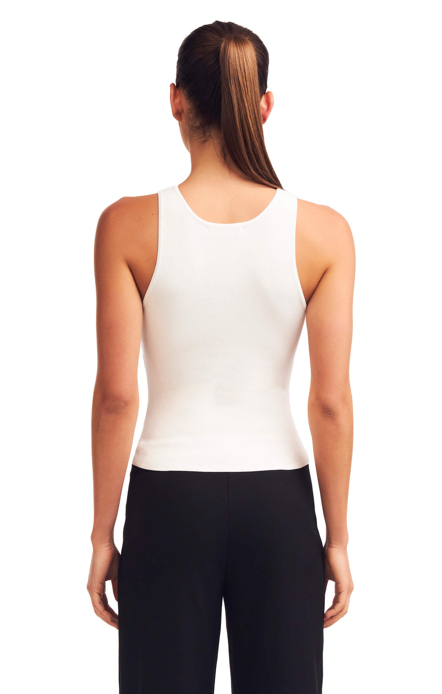 THE CLEO TOP WHITE | model