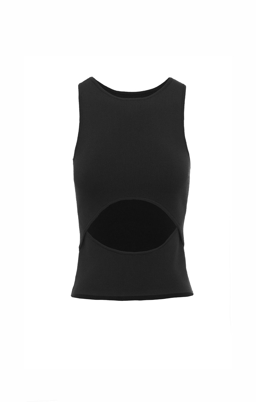 THE CLEO TOP BLACK | ghost